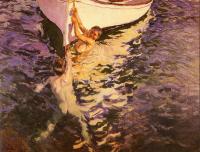 Joaquin Sorolla y Bastida - El Bote Blanco